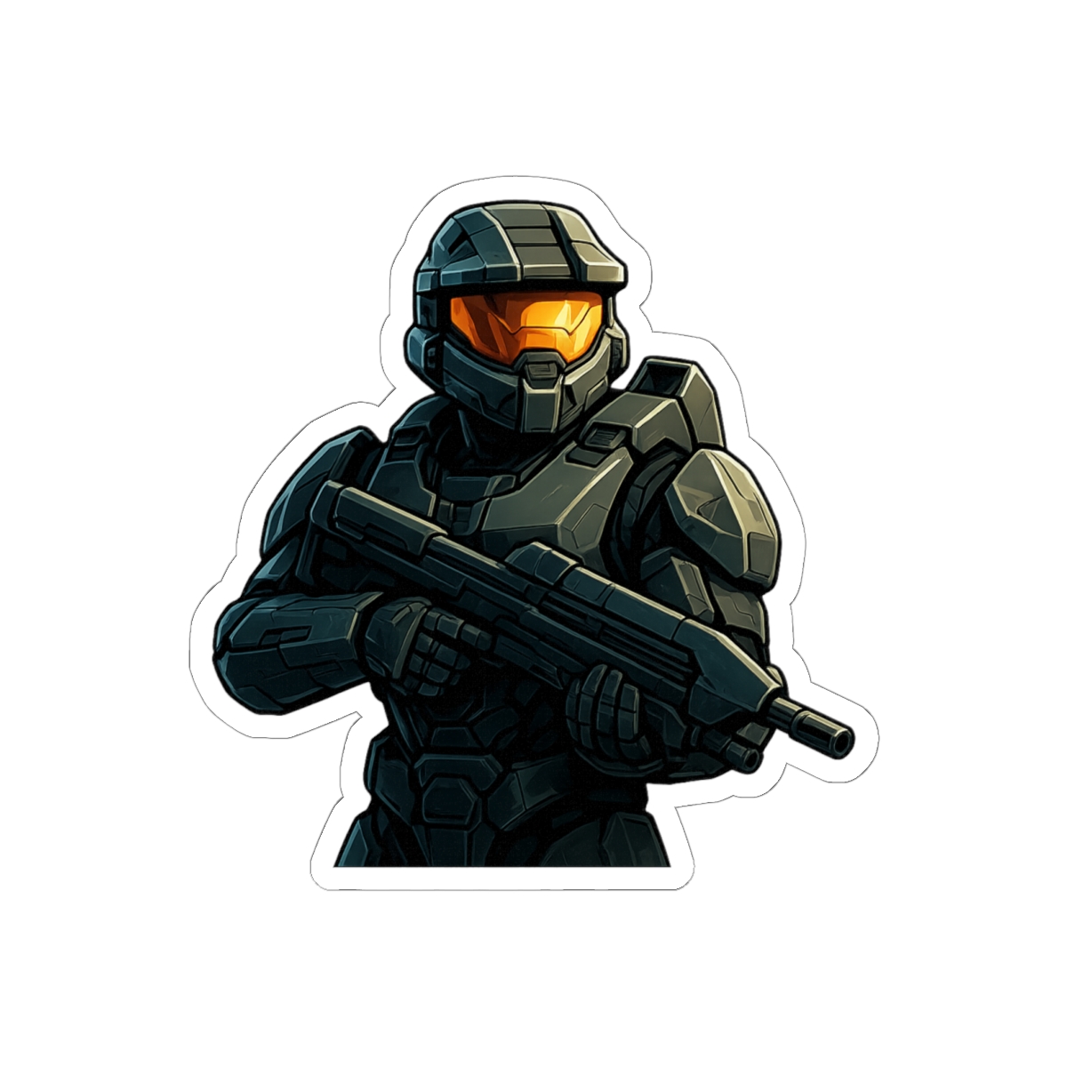 Master Chief Halo Sticker | Bold Vinyl Decal