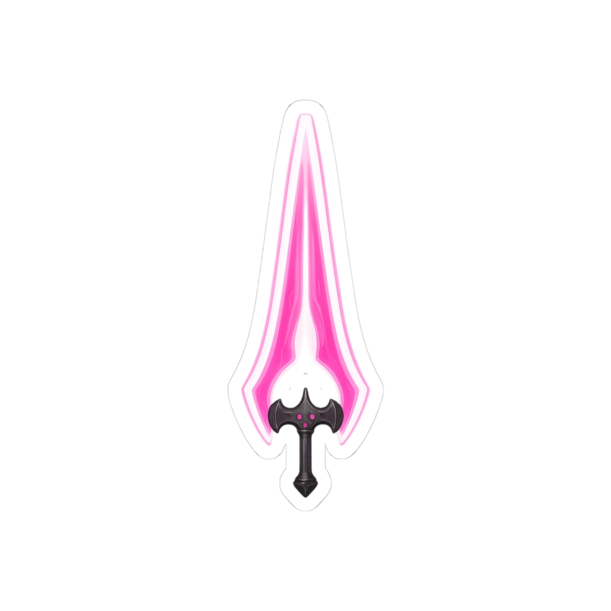 Pink Energy Sword Sticker | Bold Vinyl Decal - alternate angle 1, merchandise
