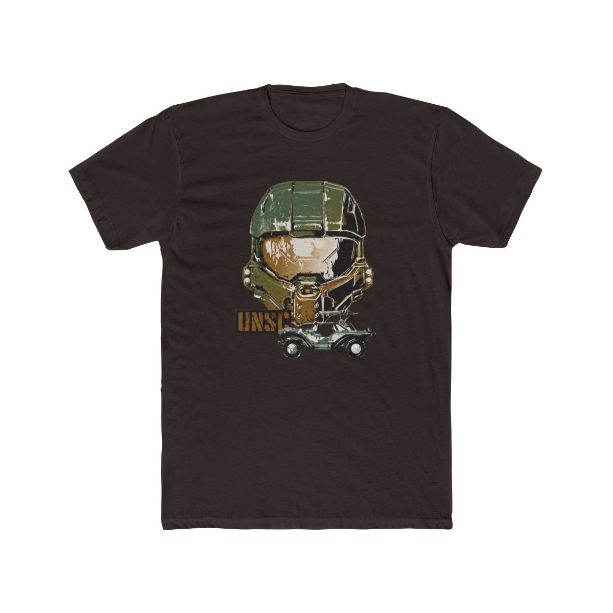 Bioworld Halo Master Chief and Warthog Tofu T Shirt-XL White - alternate angle 4, merchandise