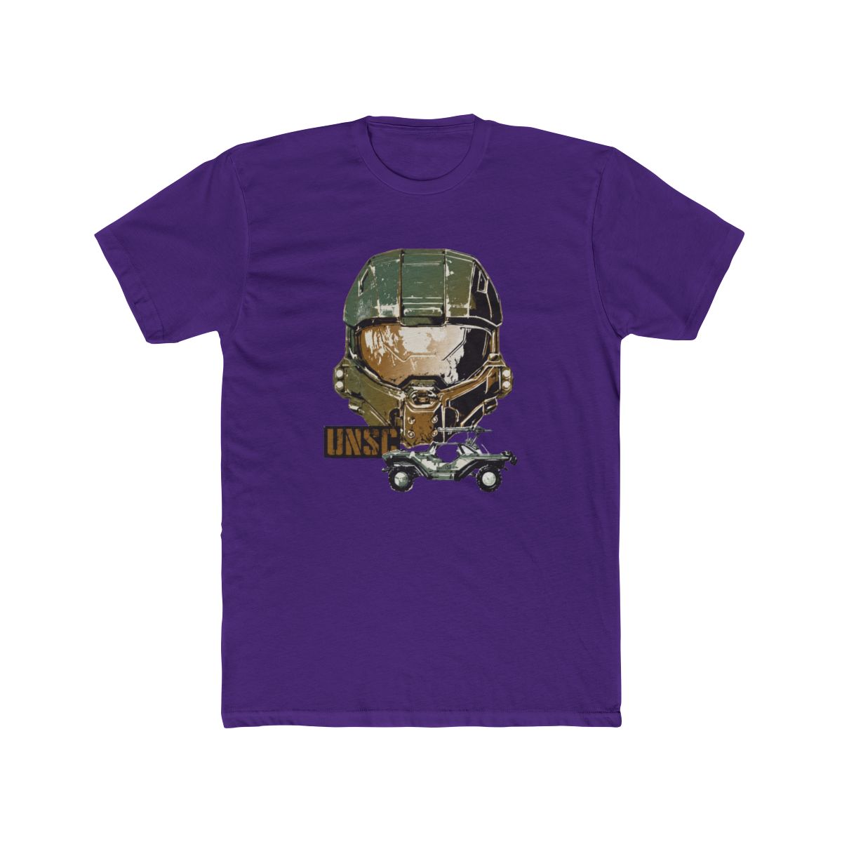 Bioworld Halo Master Chief and Warthog Tofu T Shirt-XL White - alternate angle 3, merchandise