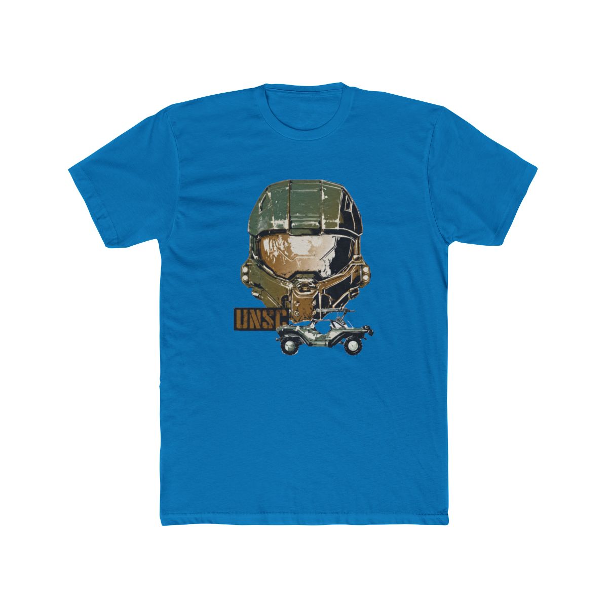 Bioworld Halo Master Chief and Warthog Tofu T Shirt-XL White - Official T-Shirts merchandise