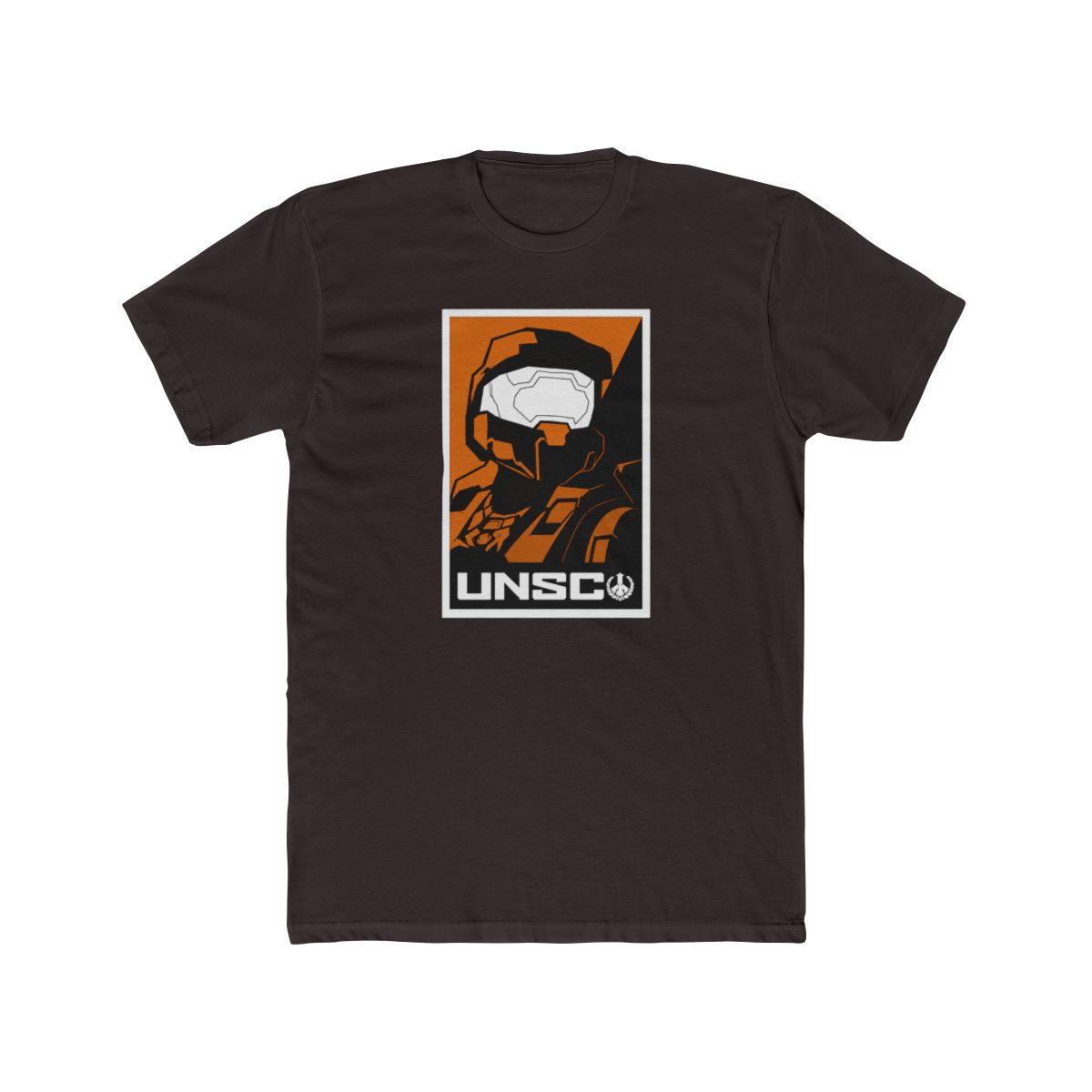 Halo Infinite UNSC Soldier Poster Art Crew Neck Short Sleeve Black T Shirt - alternate angle 4, merchandise