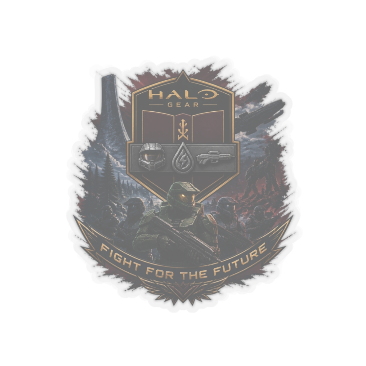 Halo Gear "Fight for the Future" Sticker