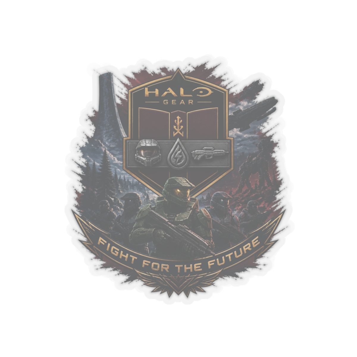 Halo Gear "Fight for the Future" Sticker