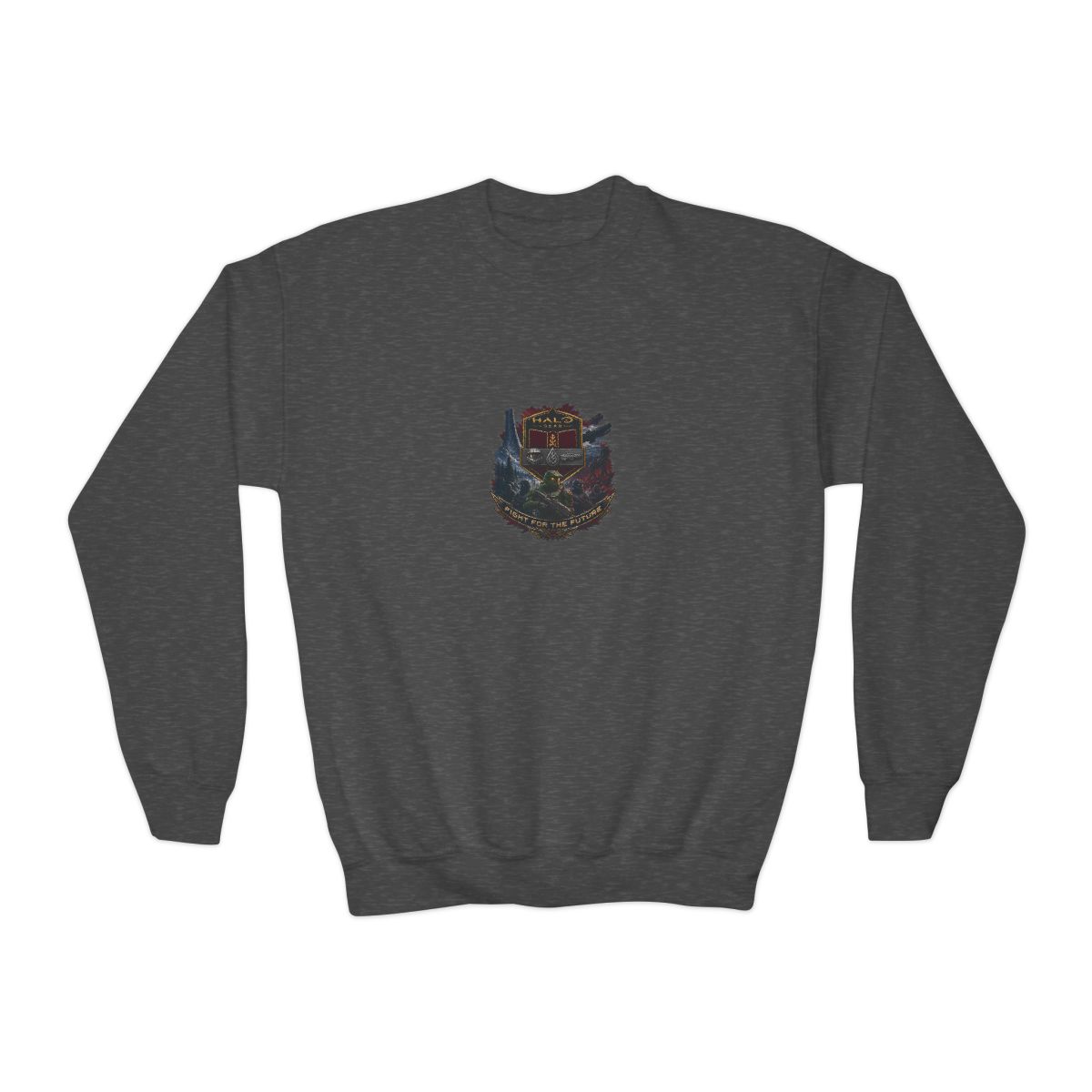 Halo Gear "Fight for the Future" Kids Crewneck - alternate angle 3, merchandise
