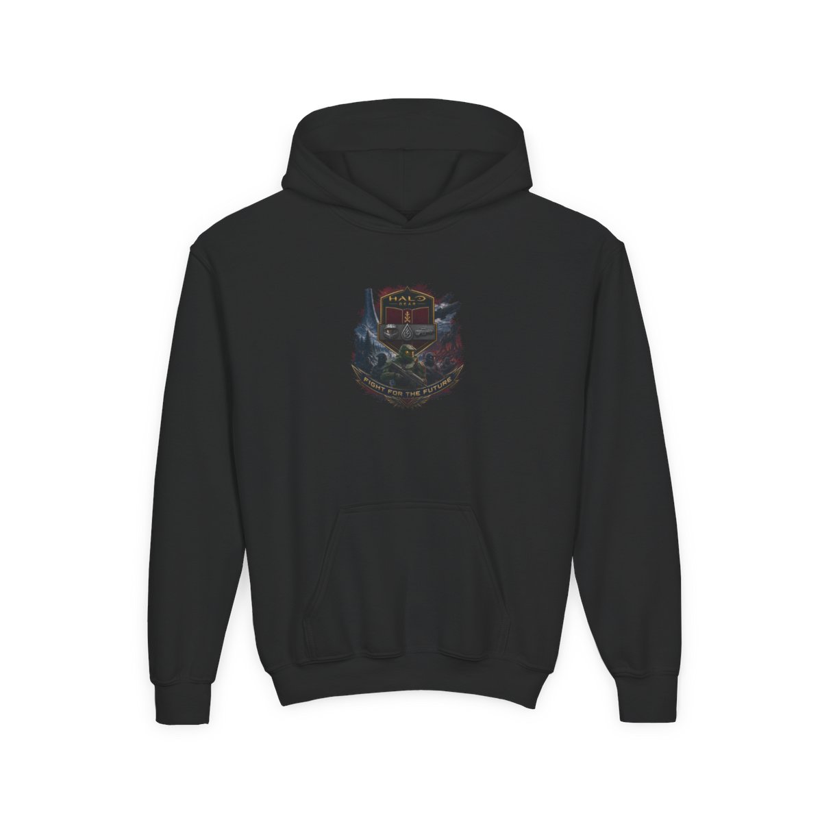 Halo Gear "Fight for the Future" Kids Hoodie - alternate angle 2, merchandise
