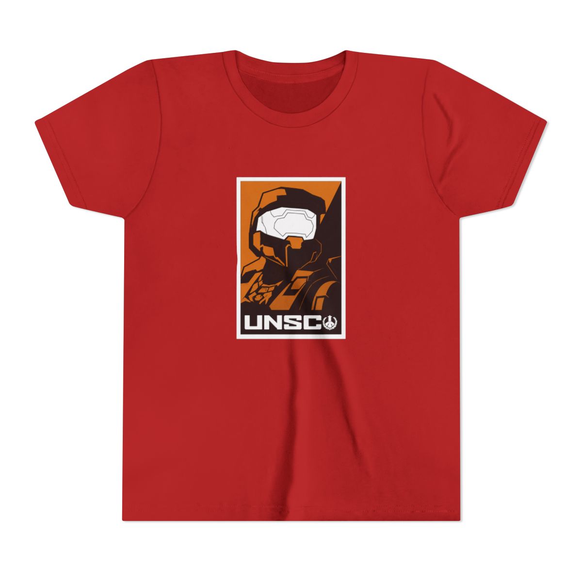 Halo Infinite UNSC Soldier Poster Art Crew Neck Short Sleeve Black Kids T Shirt - alternate angle 5, merchandise